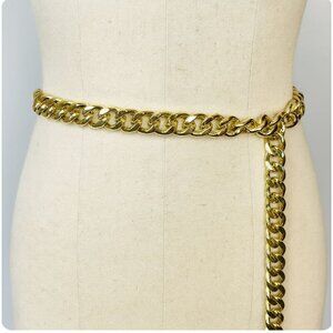 Vintage | Accessories | Gold Chain Belt Ornate Medallion  display picture 1